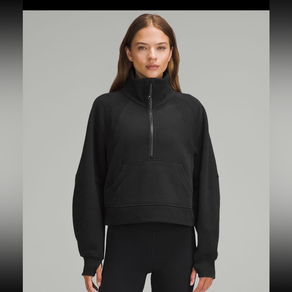 lululemon Scuba Oversized Funnel-Neck Half Zip